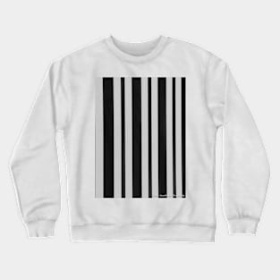 Black and white vertical stripes. Crewneck Sweatshirt